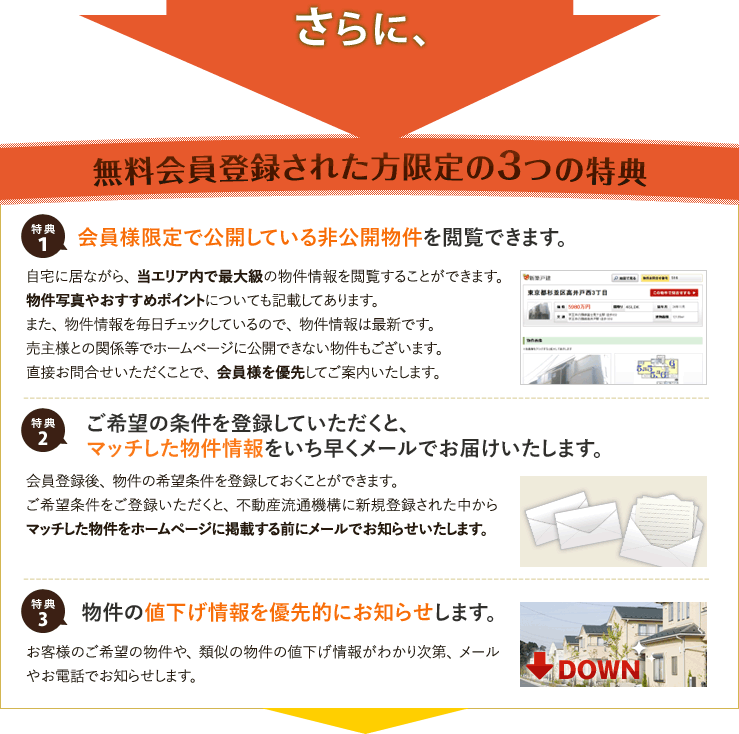 和泉市の不動産物件をお探しなら、ライフワンホームの非公開不動産情報をご覧になることができる無料会員登録がオススメです。